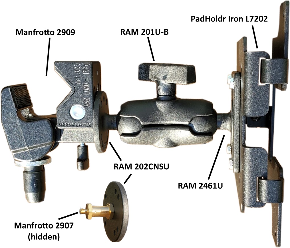 Assmbled clamp arm